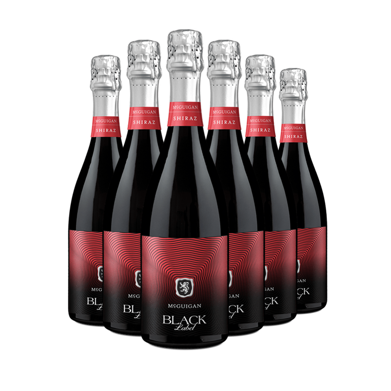 6 Flaschen Black Label Sparkling Shiraz